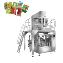 Rotary Automatic Zipper Bag Fill Seal Packing Machine For seeds nuts